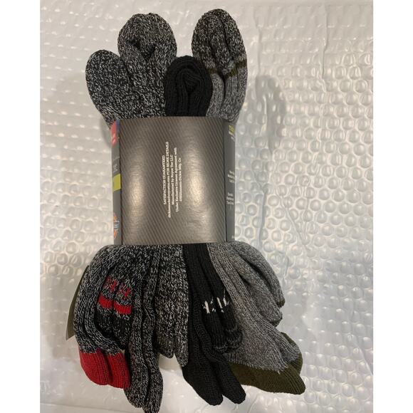 Men's Socks NEW 4 Pairs Dickies Moisture Control Crew All Season Shoe Sz 6-12 - Picture 2 of 5